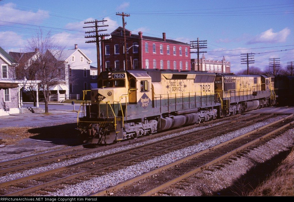 Reading Railroad - Sinking Spring - 1972 Reading Railroad - Sinking Spring - 1972