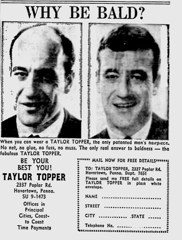 why be bald ad 1965