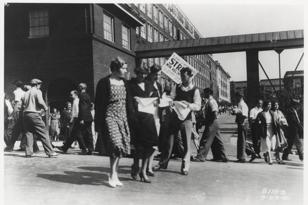Berkshire Knitting Mill -strike 1936
