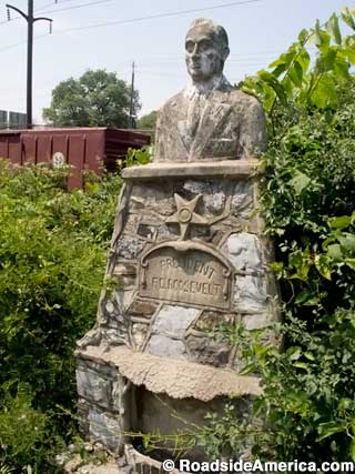FDR Bust Moorewood Ave West Wyomissing