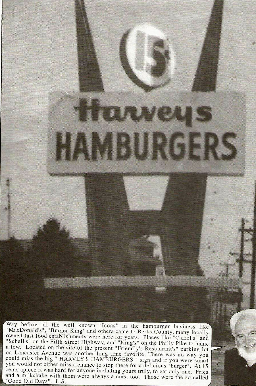 Harvey's Hamburgers - Lancaster Ave Harvey's Hamburgers
