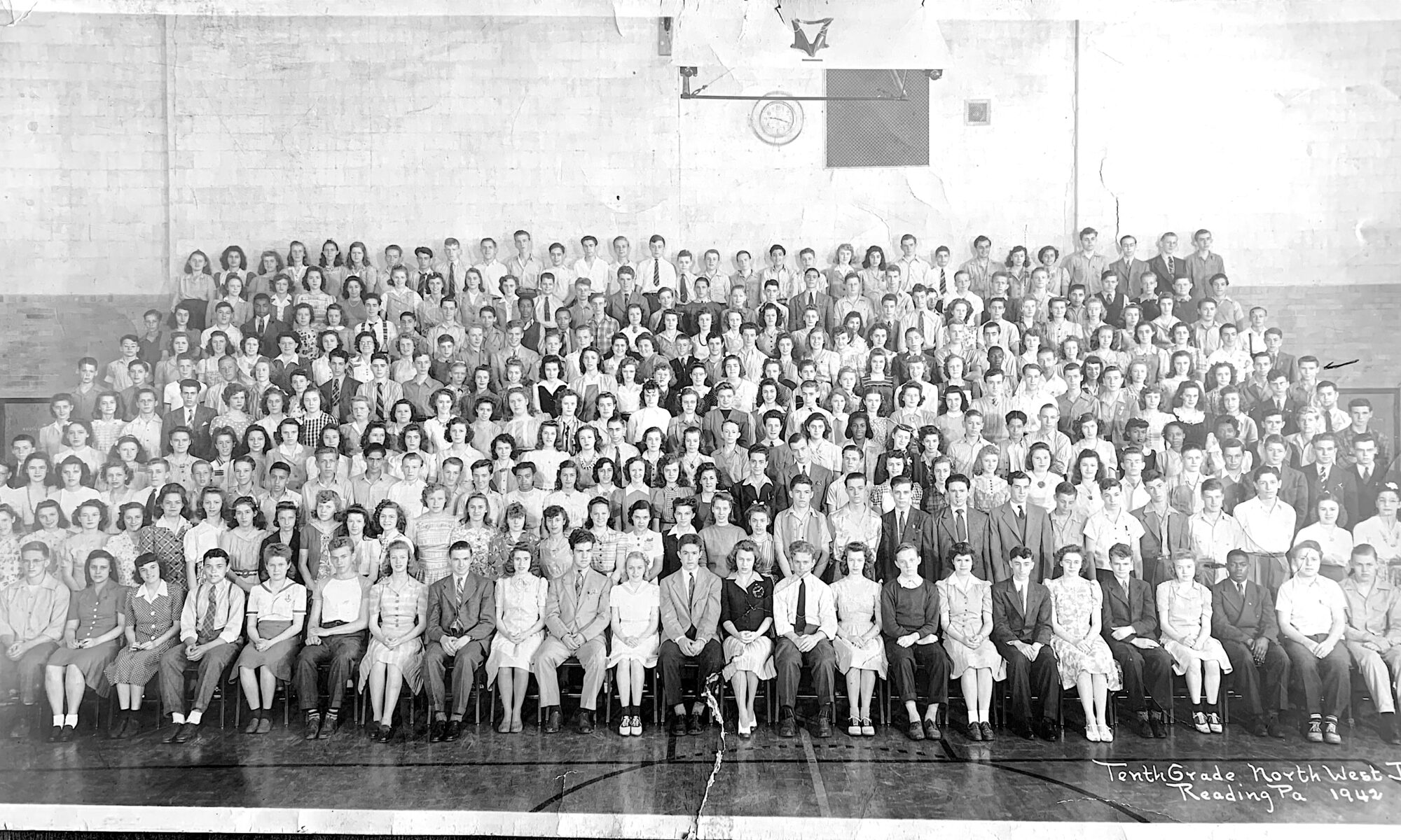 Reading's North West Jr. High 10th Graders 1942 Berks Nostalgia