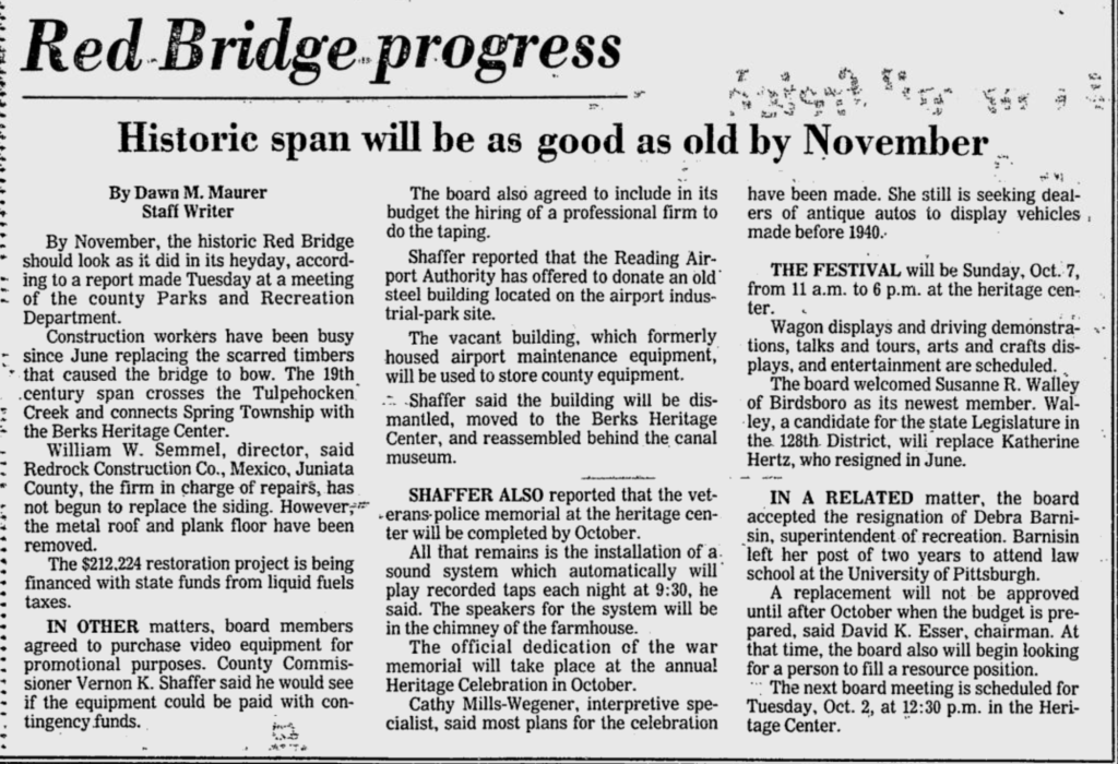 Red Bridge Reading