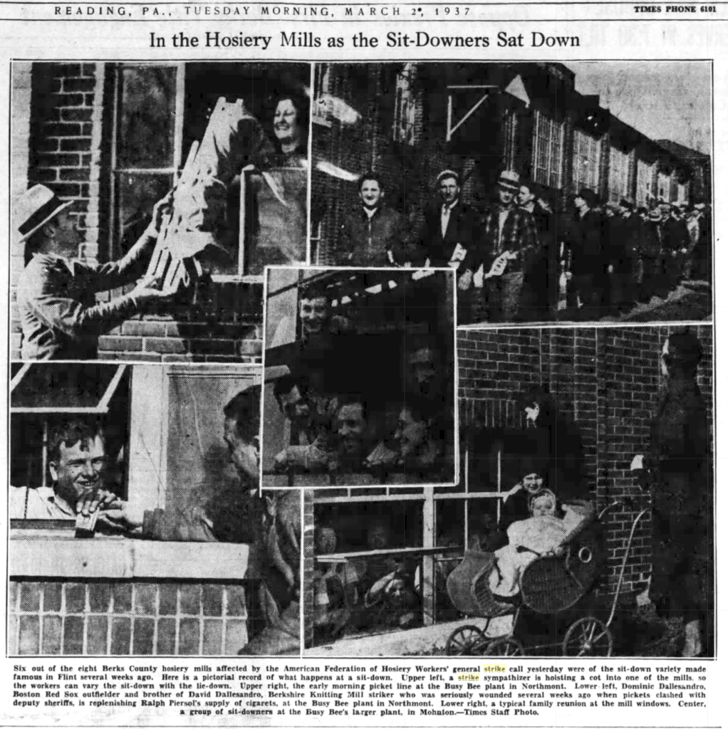 berkshire knitting mill strike